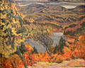 Autumn in Algoma painting by J.E.H. MacDonald at National Gallery of Canada. Ottawa, ON.