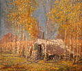 Guide's Home in Algonquin painting by Arthur Lismer at National Gallery of Canada. Ottawa, ON.