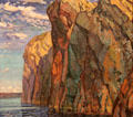 The Big Rock, Bon Echo painting by Arthur Lismer at National Gallery of Canada. Ottawa, ON.