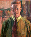 Self portrait by F.H.Varley at National Gallery of Canada. Ottawa, ON