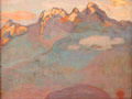 Coast Mountain Form painting by F.H.Varley at National Gallery of Canada. Ottawa, ON.
