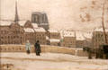 Notre-Dame, Paris painting by James Wilson Morrice at National Gallery of Canada. Ottawa, ON.