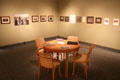 Table & chairs study corner at Tom Thompson Art Gallery. Owen Sound, ON.