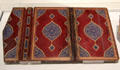 Worked leather bookbinding from Iran at Aga Khan Museum. Toronto, ON.