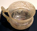 Glass mug from Iran at Aga Khan Museum. Toronto, ON.