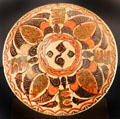 Earthenware bowl with underglaze slip-painting from Khorasan, Iran at Aga Khan Museum. Toronto, ON.