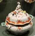Meissen porcelain tureen from Möllendorff Dinner Service by Frederick II the Great, King of Prussia at Gardiner Museum. Toronto, ON.