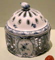 Porcelain chestnut basket by Fürstenberg of Germany at Gardiner Museum. Toronto, ON.