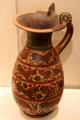 Etruscan-Corinthian earthenware jug painted with friezes of animals at Royal Ontario Museum. Toronto, ON.