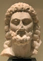 Roman marble head of Zeus from Near East provinces at Royal Ontario Museum. Toronto, ON.