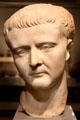 Roman Emperor Tiberius portrait head at Royal Ontario Museum. Toronto, ON.