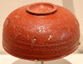 Samian ware bowl from South Gaul at Royal Ontario Museum. Toronto, ON.