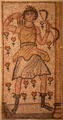 Floor mosaic with goddess Artemis from Eastern Mediterranean at Royal Ontario Museum. Toronto, ON.