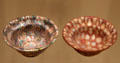 Pair of mould-made glass "millefiori" bowls from Syria at Royal Ontario Museum. Toronto, ON.
