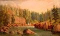 French River Rapid painting by Paul Kane at Royal Ontario Museum. Toronto, ON.