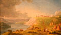 Fort Edmonton painting by Paul Kane at Royal Ontario Museum. Toronto, ON.