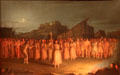Scalp Dance, Colville painting by Paul Kane at Royal Ontario Museum. Toronto, ON.