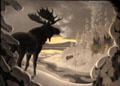 Hunter's Camp painting by Arthur Heming at Royal Ontario Museum. Toronto, ON.
