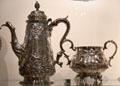 Silver tea service by John Smyth of Dublin, Ireland at Royal Ontario Museum. Toronto, ON.