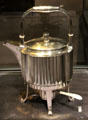 Silver & ivory kettle & stand by Alfred Pollak of Vienna at Royal Ontario Museum. Toronto, ON.