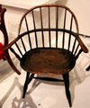 Windsor chair from Quebec at Royal Ontario Museum. Toronto, ON.