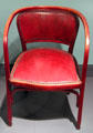 Bent beechwood armchair by Gustav Siegel of Vienna at Royal Ontario Museum. Toronto, ON.