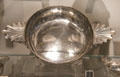 Silver porringer by Jacques Varin of Montreal at Royal Ontario Museum. Toronto, ON.