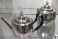 Silver tea service by workshop of Robert Cruickshank of Montreal at Royal Ontario Museum. Toronto, ON.
