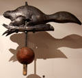Beaver weathervane from Quebec at Royal Ontario Museum. Toronto, ON.