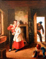 The Jealous Husband painting by Cornelius Krieghoff at Art Gallery of Ontario. Toronto, ON.