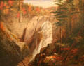 St. Anne's Falls painting by Cornelius Krieghoff at Art Gallery of Ontario. Toronto, ON.