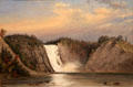 Montmorency Falls, Quebec painting by Cornelius Krieghoff at Art Gallery of Ontario. Toronto, ON.
