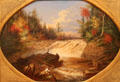 Jam of Sawlogs, Shawinigan Falls painting by Cornelius Krieghoff at Art Gallery of Ontario. Toronto, ON.