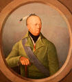 Portrait of Joseph Brant by William Berczy at Art Gallery of Ontario. Toronto, ON.