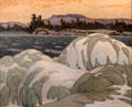 Ice Hummocks painting by A.J. Casson at Art Gallery of Ontario. Toronto, ON