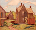 House in Severn Bridge painting by A.J. Casson at Art Gallery of Ontario. Toronto, ON