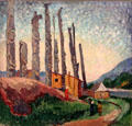Gitwangak painting by Emily Carr at Art Gallery of Ontario. Toronto, ON.
