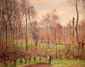 Poplars, Grey Weather, Éragny painting by Camille Pissarro at Art Gallery of Ontario. Toronto, ON.