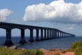 Confederation Bridge to PEI view of length. PE.