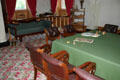 Antique furniture of upper chamber of Province House. Charlottetown, PE.