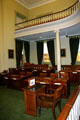 House of Commons chamber in Province House. Charlottetown, PE.