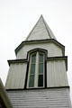Steeple of Cavendish United Church. Cavendish, PE.