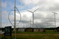 Atlantic Wind Test Site with variety of windmills. PE.