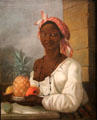 Portrait of Haitian Woman by François Malepart de Beaucourt at Montreal Museum of Fine Arts. Montreal, QC.