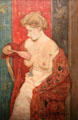 Nude with Feather painting by James Wilson Morrice at Montreal Museum of Fine Arts. Montreal, QC.