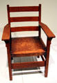 Armchair by Gustav Stickley of New York at Montreal Museum of Fine Arts. Montreal, QC.