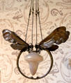 Dragonfly Art Nouveau hanging lamp c1900 from France at Montreal Museum of Fine Arts. Montreal, QC.