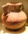 Pottery spouted jug from Tepe Sialk, Iran at Montreal Museum of Fine Arts. Montreal, QC.