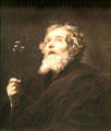 St Joseph painting by Jusepe de Ribera of Naples at Montreal Museum of Fine Arts. Montreal, QC.