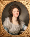 Portrait of Madame Mercier by Jean-Baptiste Greuze at Montreal Museum of Fine Arts. Montreal, QC.